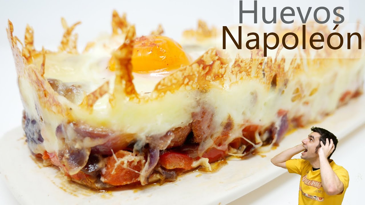 HUEVOS NAPOLEÓN 😍🥚😋  (Receta ECONÓMICA, DELICIOSA, FÁCIL y RÁPIDA)