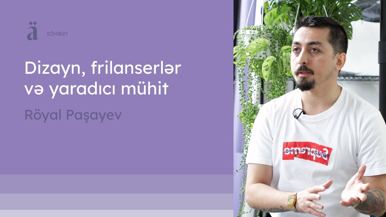 Dizayn, frilanserlər və yaradıcı mühit | Röyal Paşayev