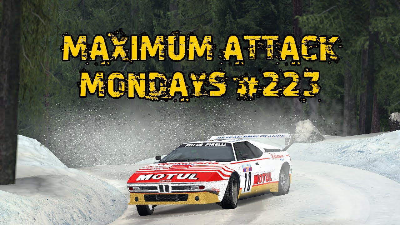 Maximum Attack Mondays #223 - RSF RBR (NGP 6.4) - BMW M1 in Torsby 2018