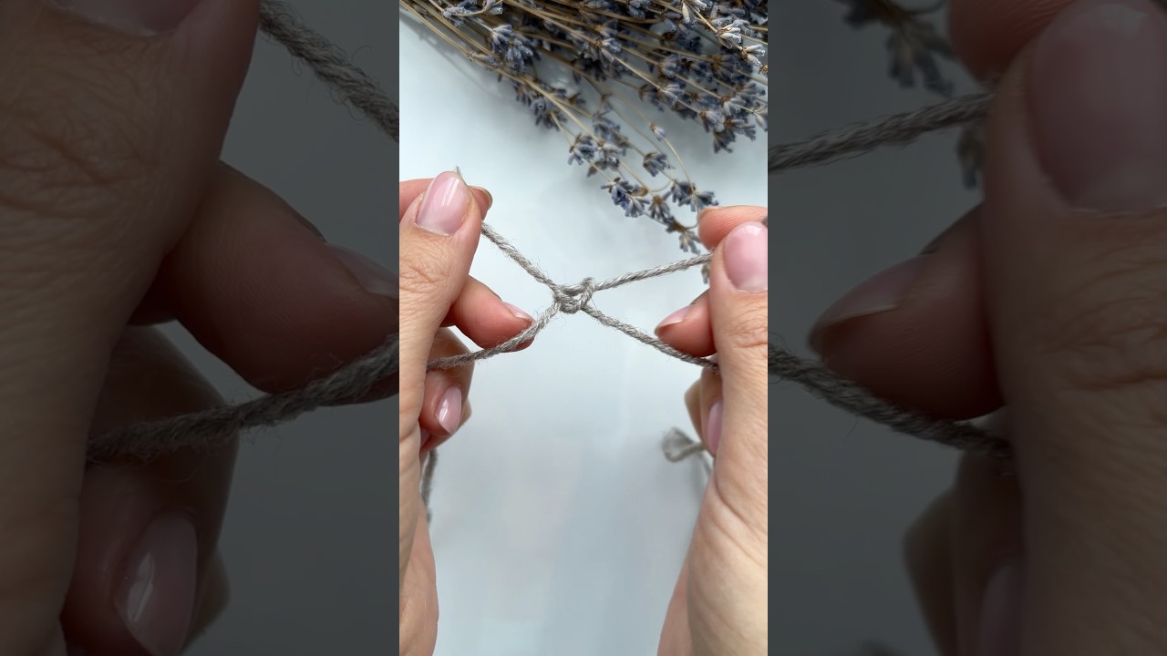 Соединяем нити #урокивязания #вязаниеспицами #каквязать