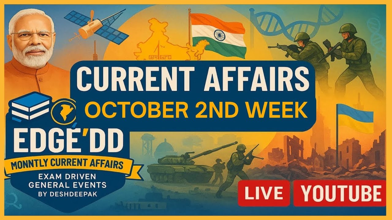 HPAS | HP Allied | HP NT – Current Affairs October 3rd Week 2025 | Jokta Academy by Desh Deepak Sir
