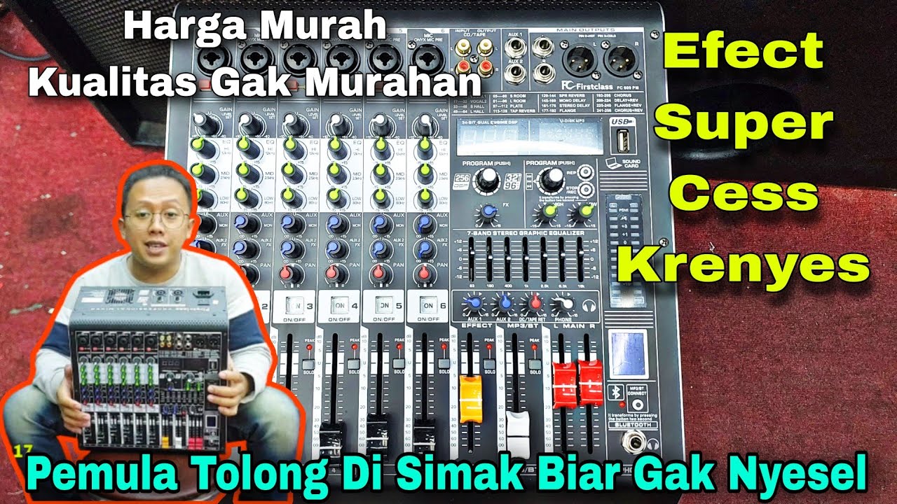 WOW ini baru mantap bro! Review Mixer Power Firstclass FC609 PM - Super Canggih Lur