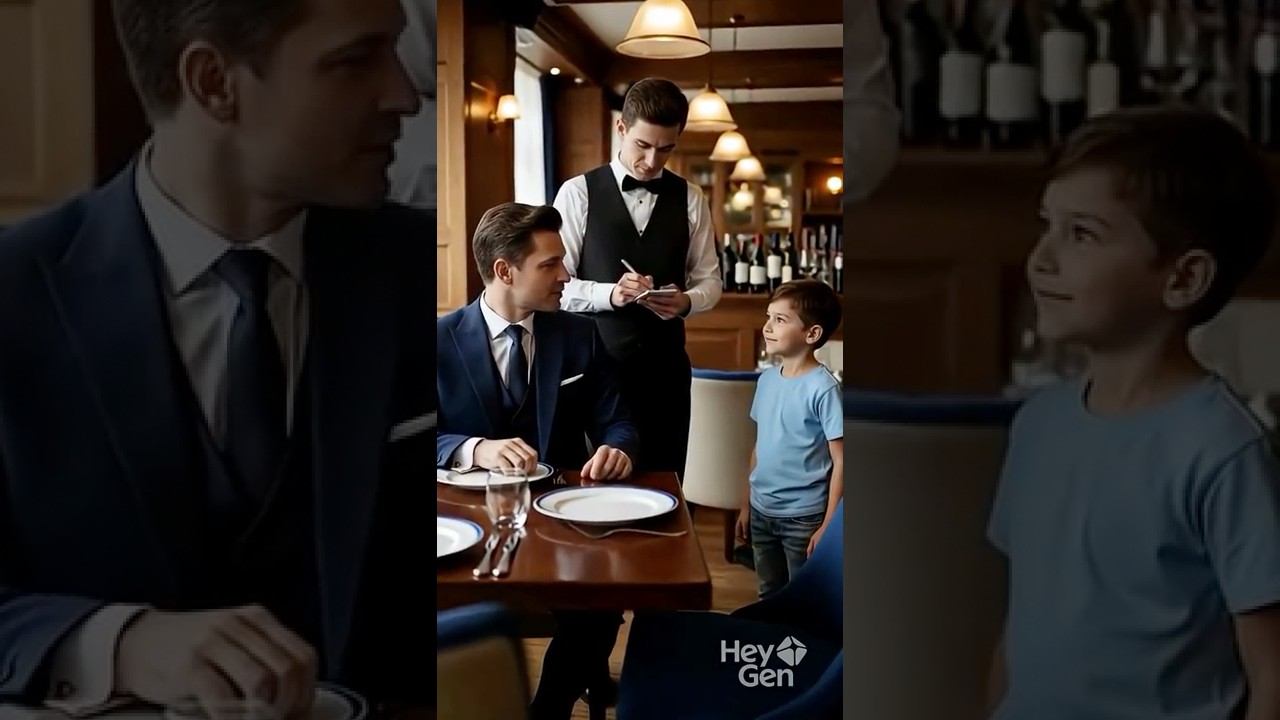 Kindness Rewarded : The Boy Asking for Leftovers 