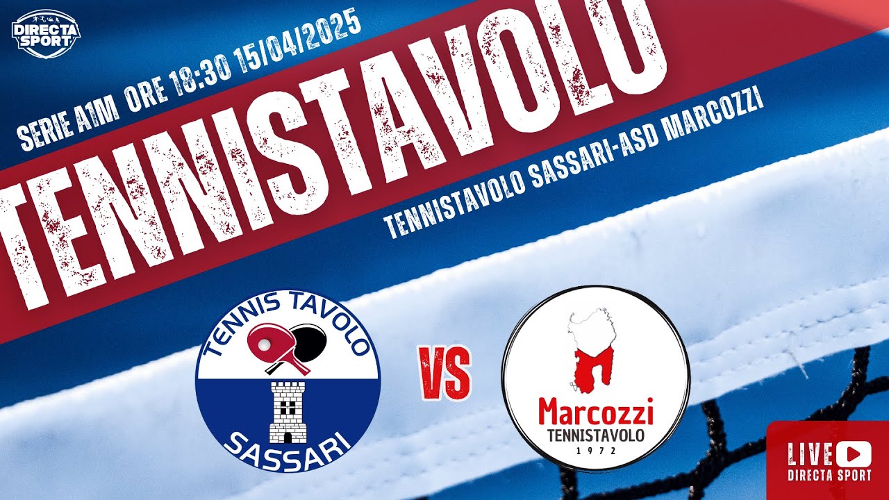 Tennistavolo A1M Playoff Semifinale Ritorno - Tennistavolo Sassari-ASD Marcozzi (3-1)