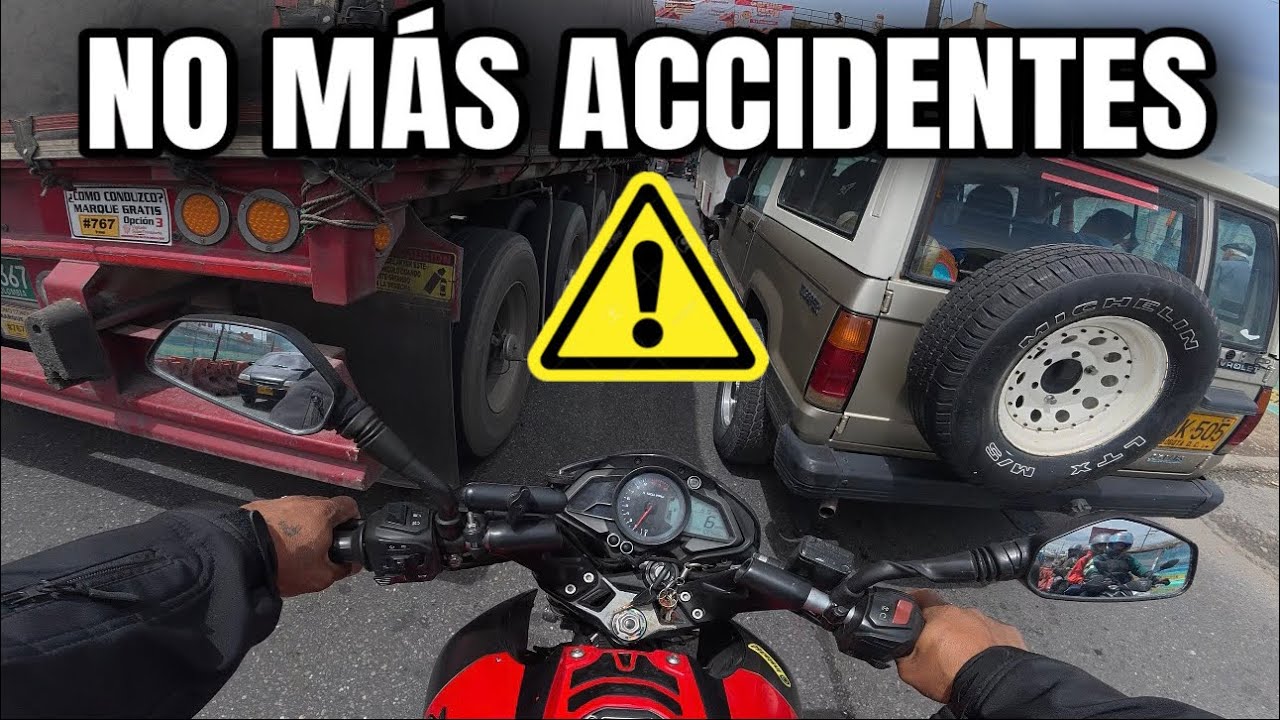 5 Consejos Para EVITAR ACCIDENTES en Moto 