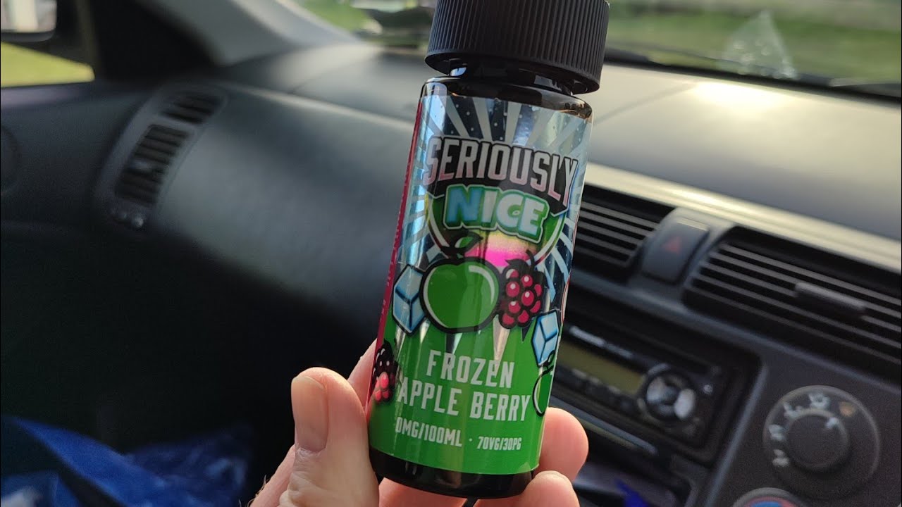 Doozy eliquid,, Seriously Nice, Frozen Apple Berry,70/30 vg pg 😋