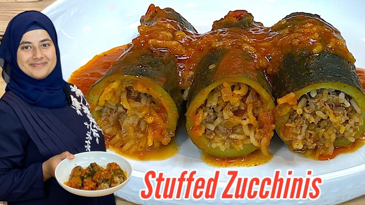Koush Mahshi. Simple and easy to follow stuffed zucchinis recipe, a dish you will keep on craving