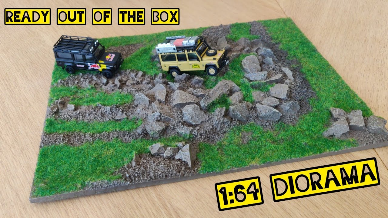 Off-road Diorama ready out of the box 👌🏻for Diecast Cars 1:64