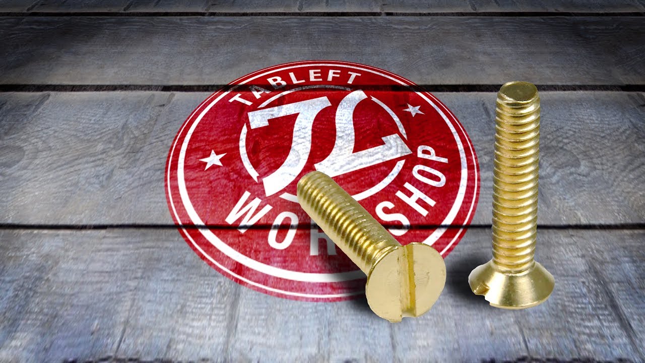 TIP: Using Soft Slotted Screws Without Damage.