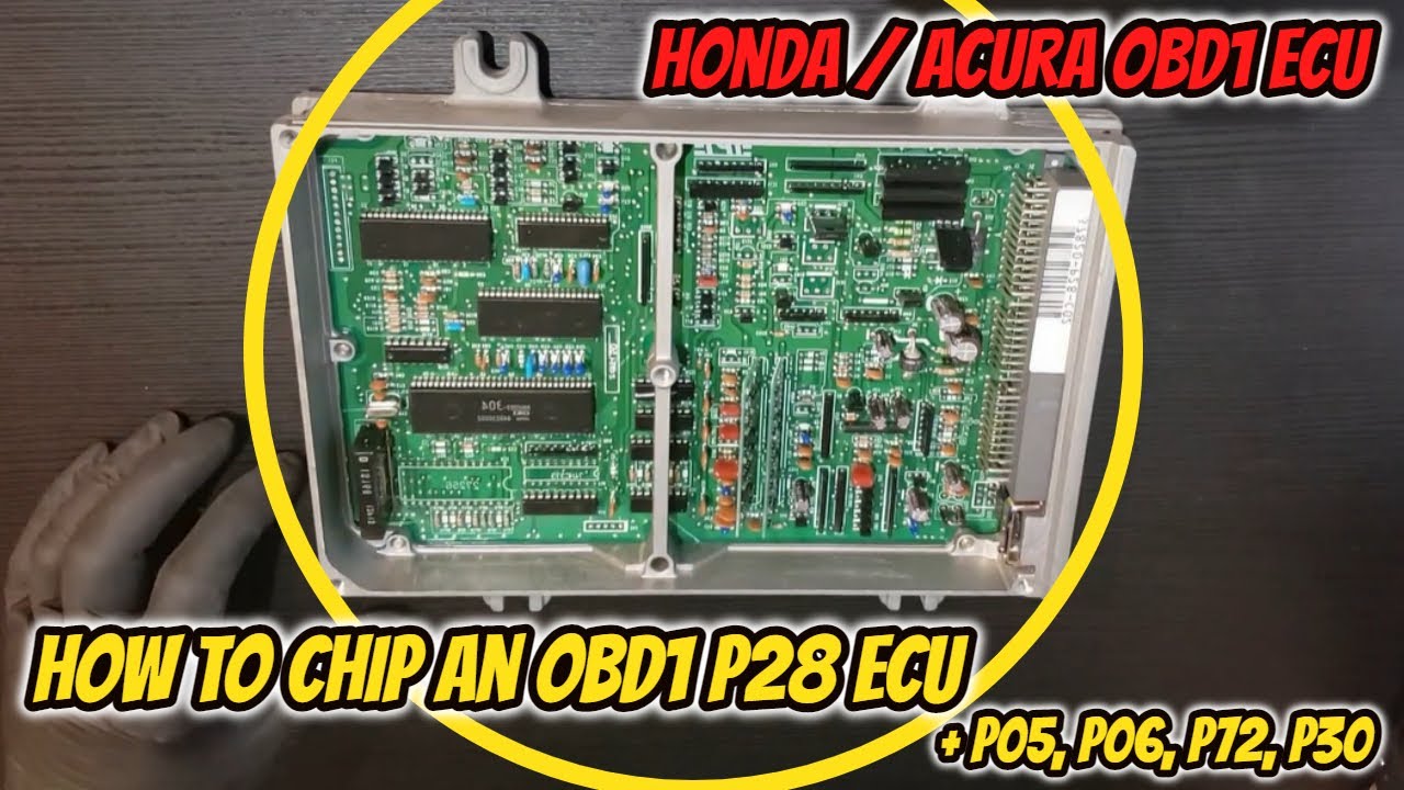 ||HONDA EF9 / ED7 88-91 CIVIC/CRX|| Chipping an OBD1 P28 VTEC ECU (P05, P06, P72, P30)🔥