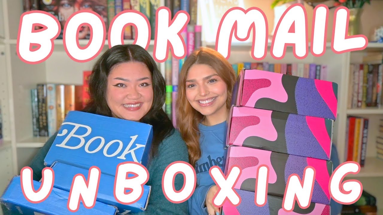 opening our monthly book subscription boxes 📦📚✨ Aardvark Books | Book of the Month