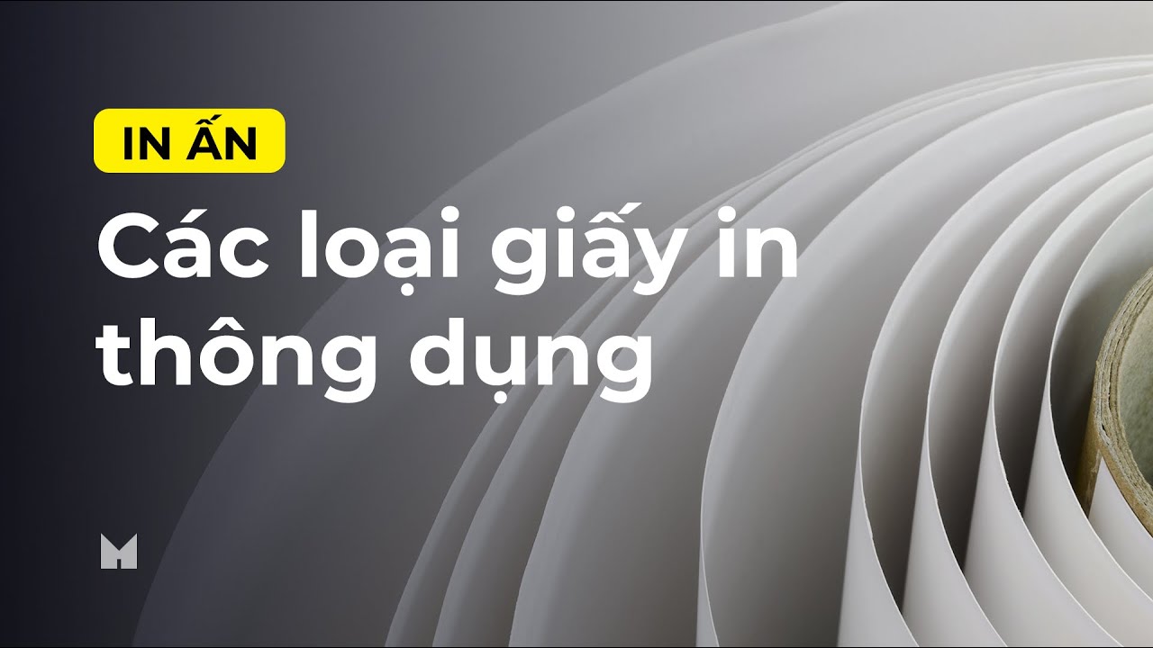 In ấn | Các loại giấy in thông dụng