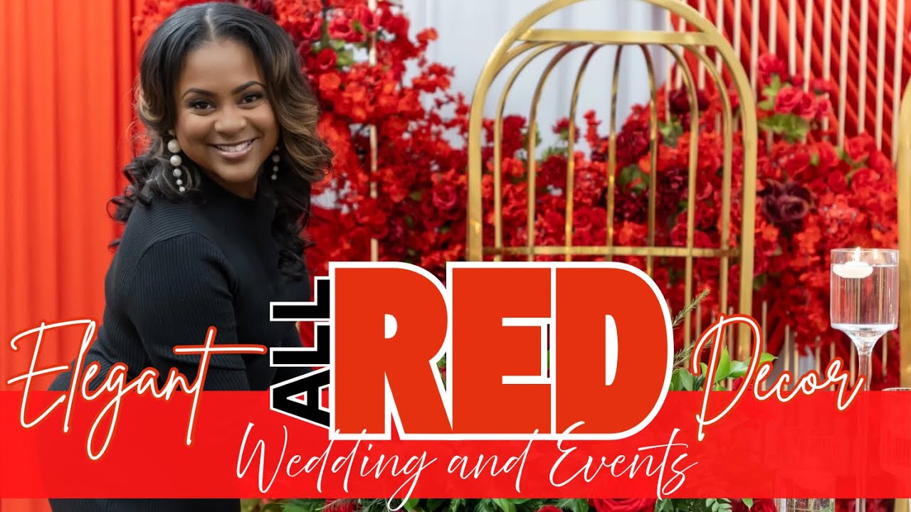 How to Decorate an All-Red Wedding or Event on a Budget | Elegant Red Event Ideas & DIY Centerpieces