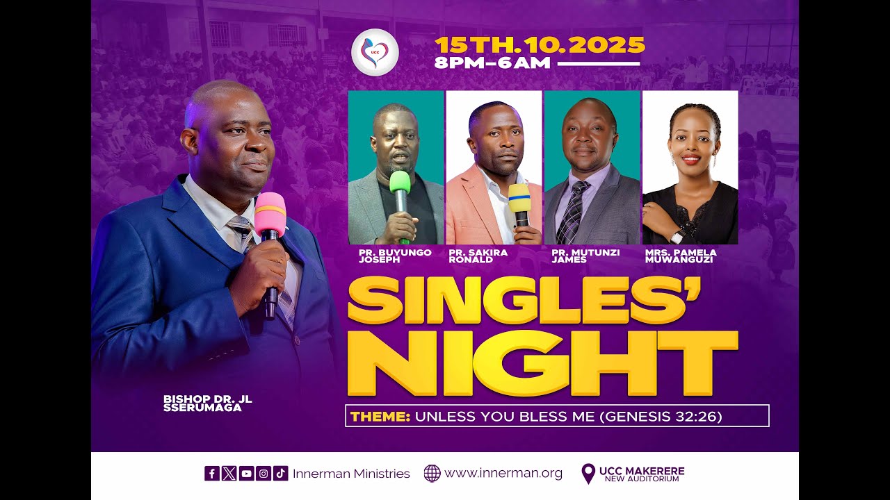 15.10.2025 || UNLESS YOU BLESS ME ( GEN 32:26)  SINGLE'S NIGHT || LIVE @ UCC KASUBI