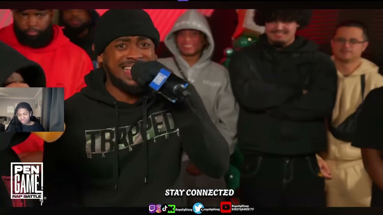 Kizzy Reacts to DRIZZGB vs SMIL3Z — PenGame Rap Battle 2025 Gets HEATED