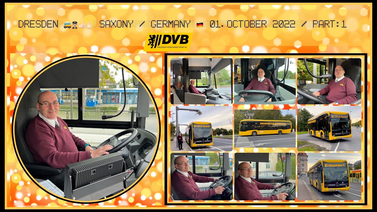 Dresden bus line 81 with bus driver Thomas / Part:1 / Dresdner Buslinie 81 mit Thomas / Teil:1
