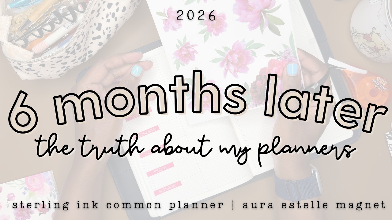 Mid-Year Planner Update 2026 | My Two Planner System Reality & Plan With Me