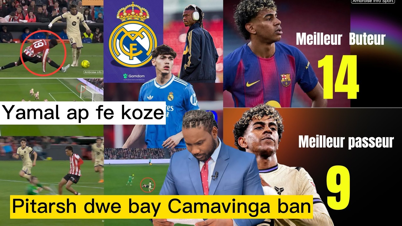 Mezanmi Gregory pale anpil koze sou Pitarsh , Lamine Yamal li menm se a fè Balon d'or l ap regle laa