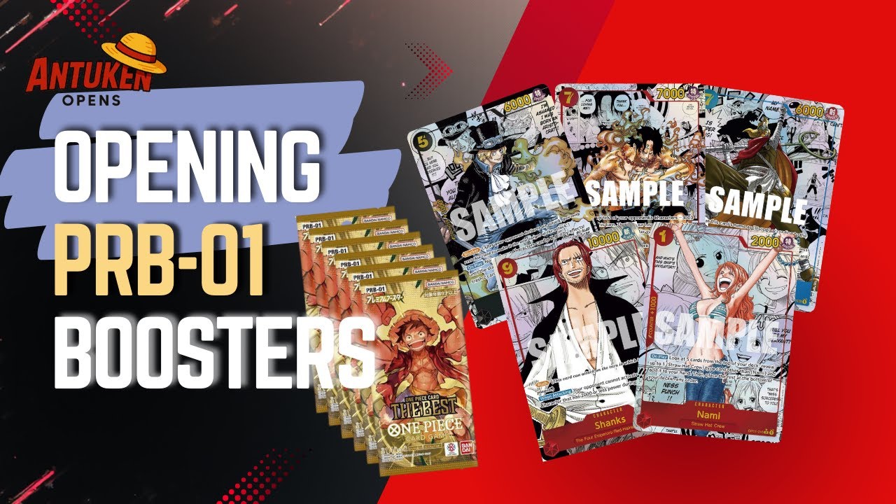 Opening One Piece TCG PRB-01 Packs | Premium Booster Vol. 1