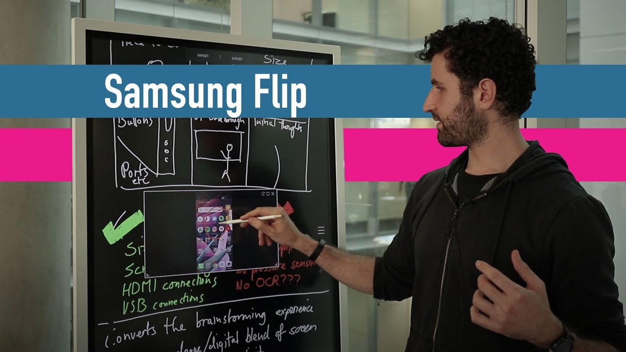 Обзор Samsung Flip (2 часа): 55-дюймовая 4K-доска