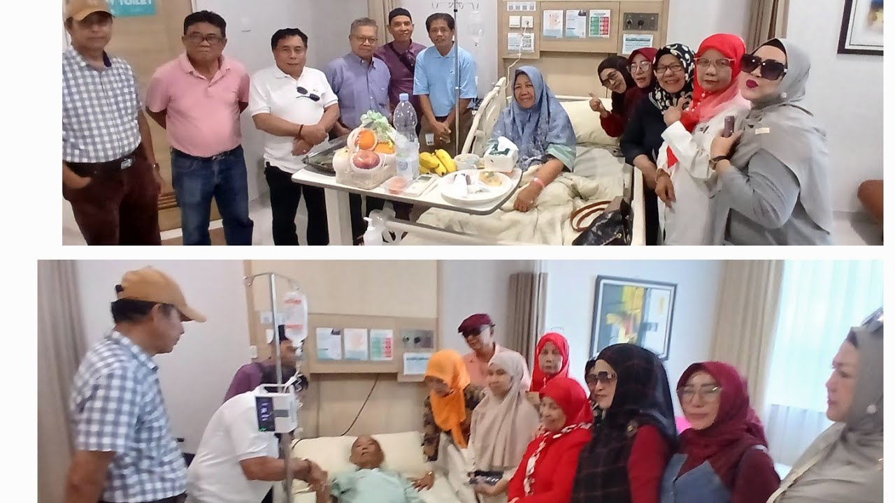 HCR.. bezuk Ibu mala S & Pak H.Joprizal J  Smg lekas Sembuh..Aamiin di RS Awal bros Jl. Sudirman PKu