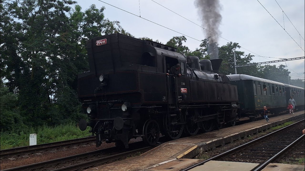 Víkendový trojlístek parní lokomotivy Všudybylka v Jižních Čechách, 25. - 27.7.2025