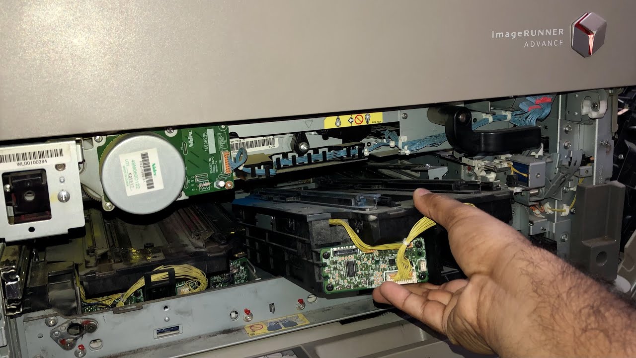 How to Clean Laser Unit on Canon Advanced ir C5251
