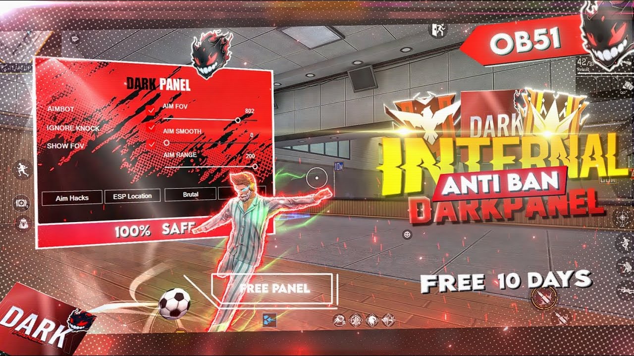 FREE FIRE PC PANEL OB51 💻 FREE FOR 10 DAY 🎯INTERNAL MAX PANEL | 100% ANTIBAN SAFE ✅