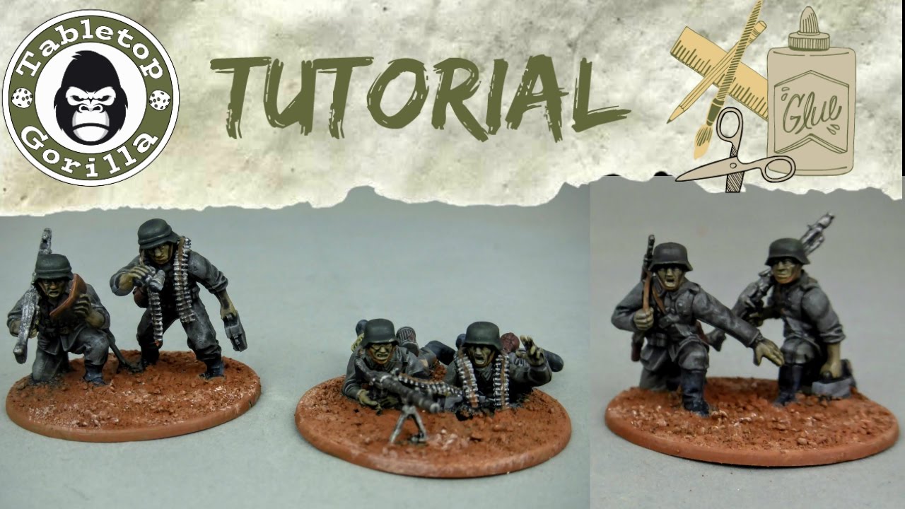 How to Paint: LMG Teams des deutschen Heeres für Bolt Action - German Heer