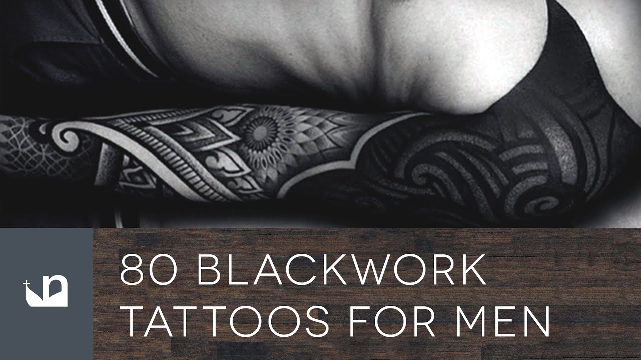 80 Blackwork Tattoos For Men