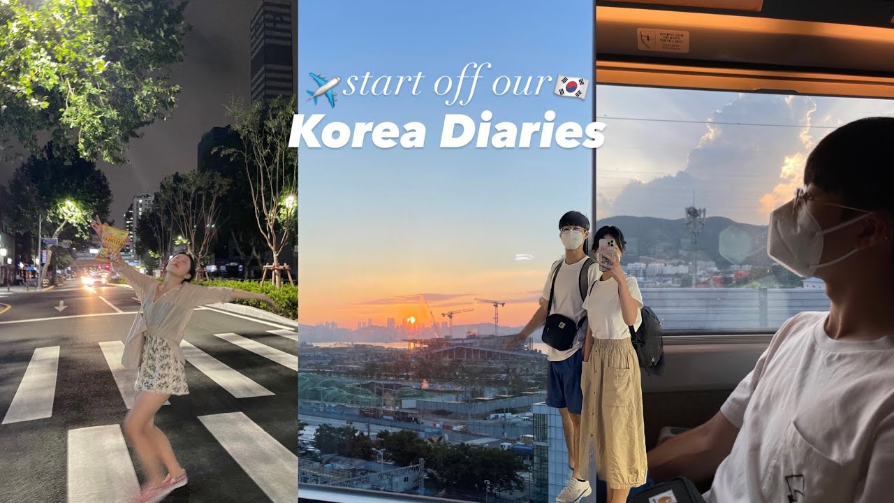South Korea vlog: flying, arriving, grocery shopping & late night dinner