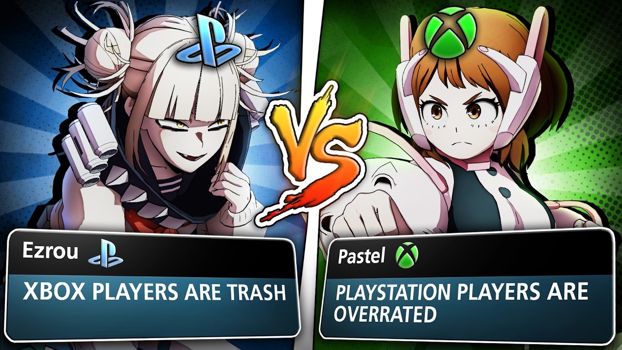 I Hosted a PlayStation vs Xbox Tournament (INTENSE ENDING!) My Hero Ultra Rumble
