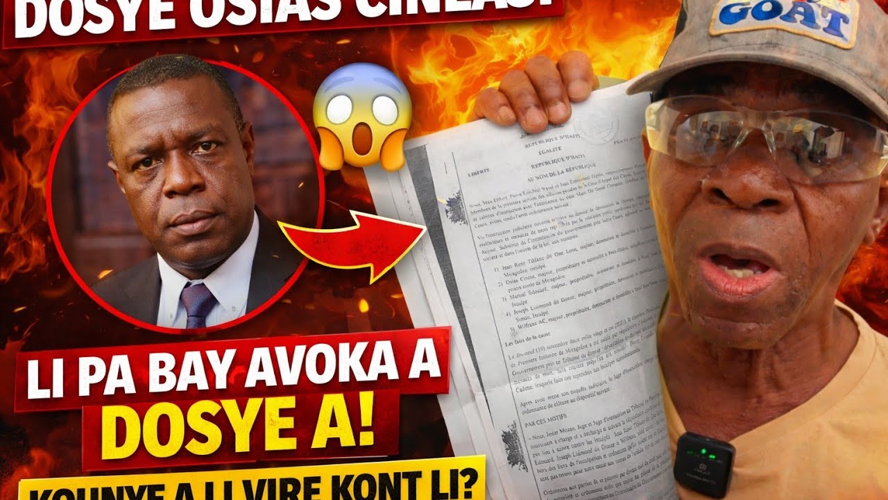 3. ⚖️ Eskanda ant yon kliyanl! Osias Cineas di Mèt Enock vire kont li paske li pa t konfye l dosye a