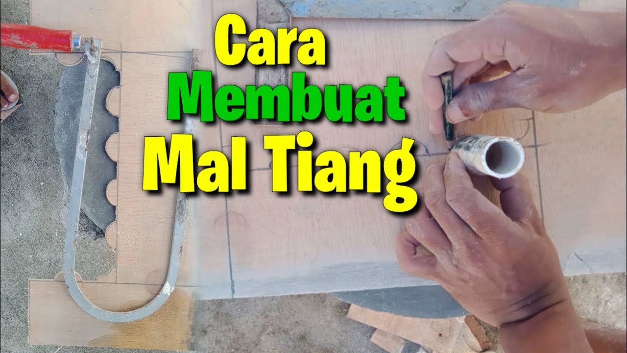 Cara mudah membuat mal tiang kotak