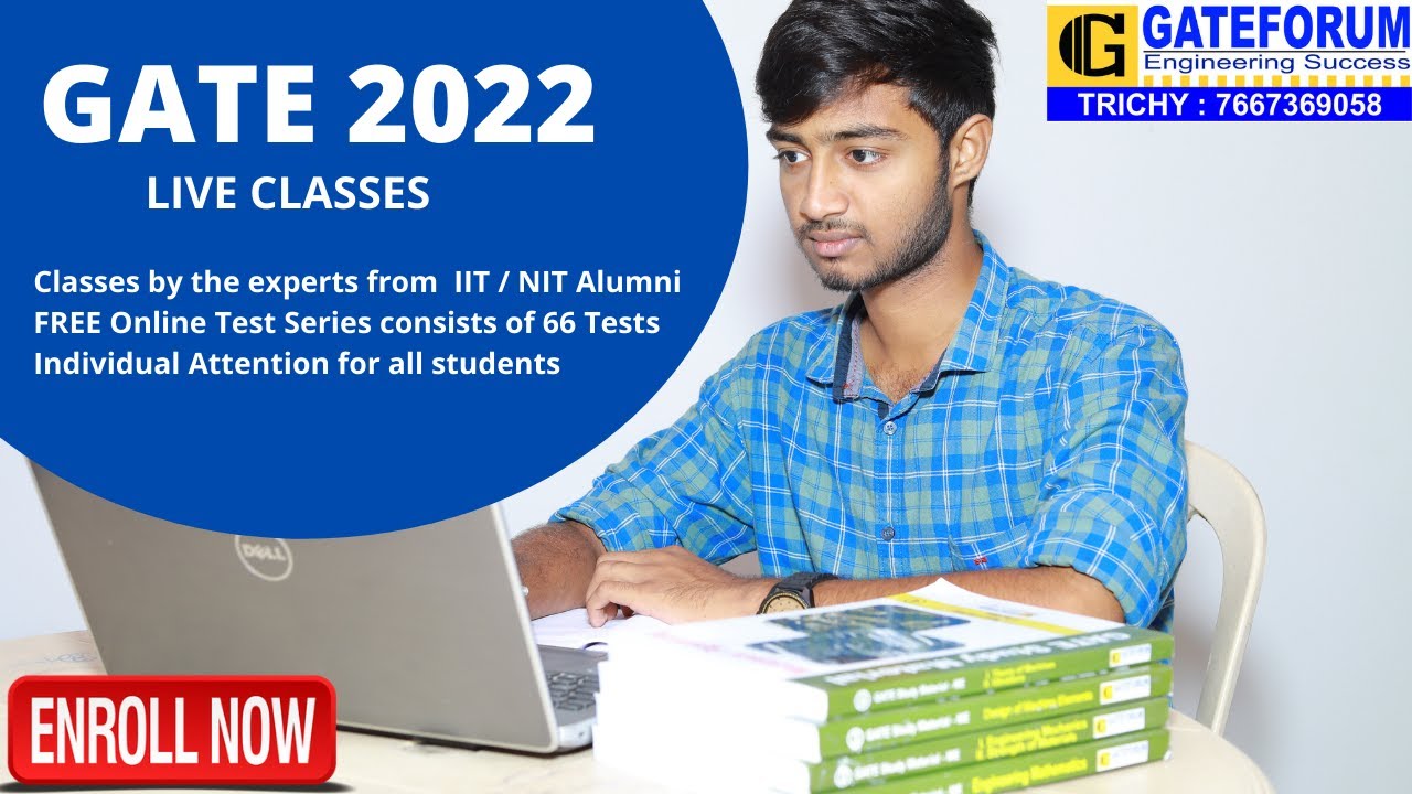 GATE 2022 Live Class (Mechanical Engineering) GATEFORUMTRICHY_Best GATE Online Course