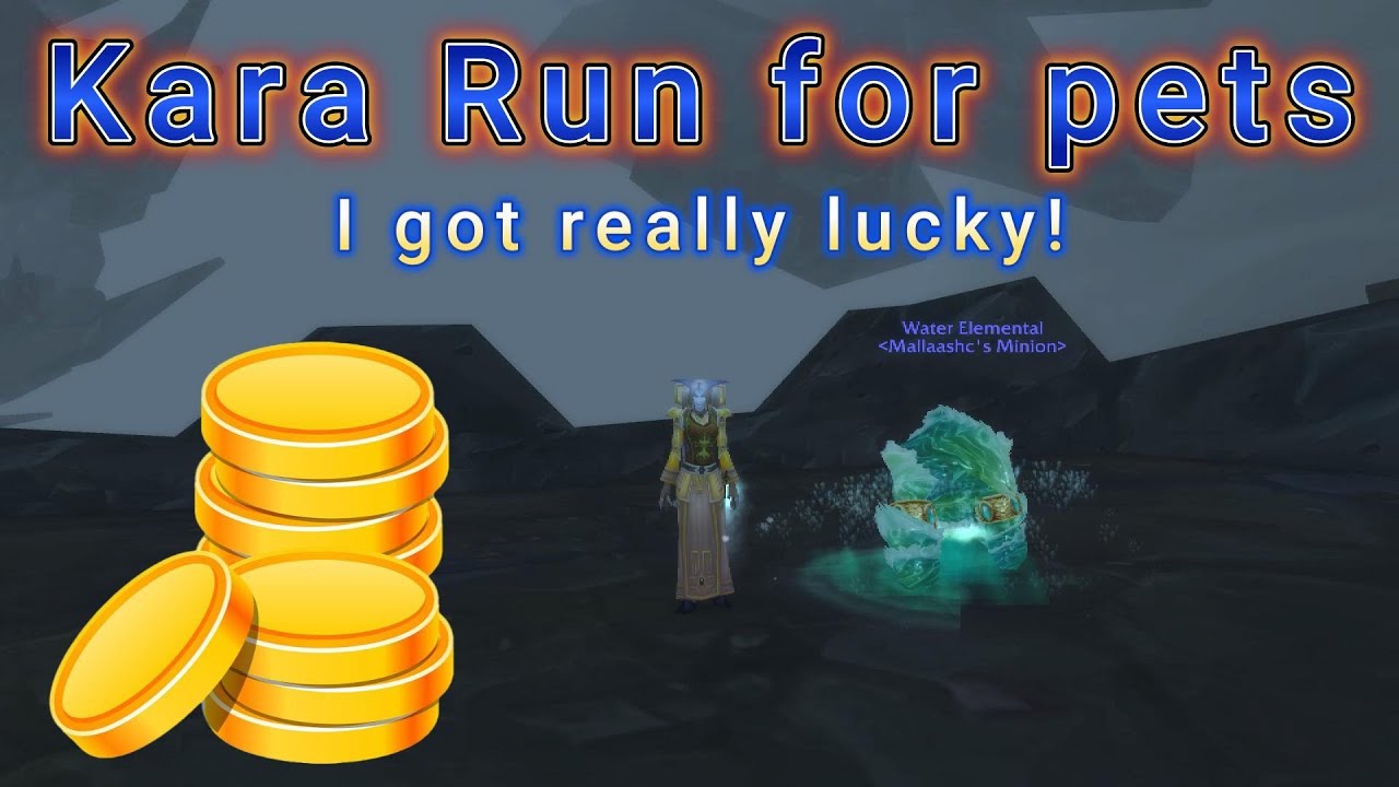 MoP prepatch Kara pet farming