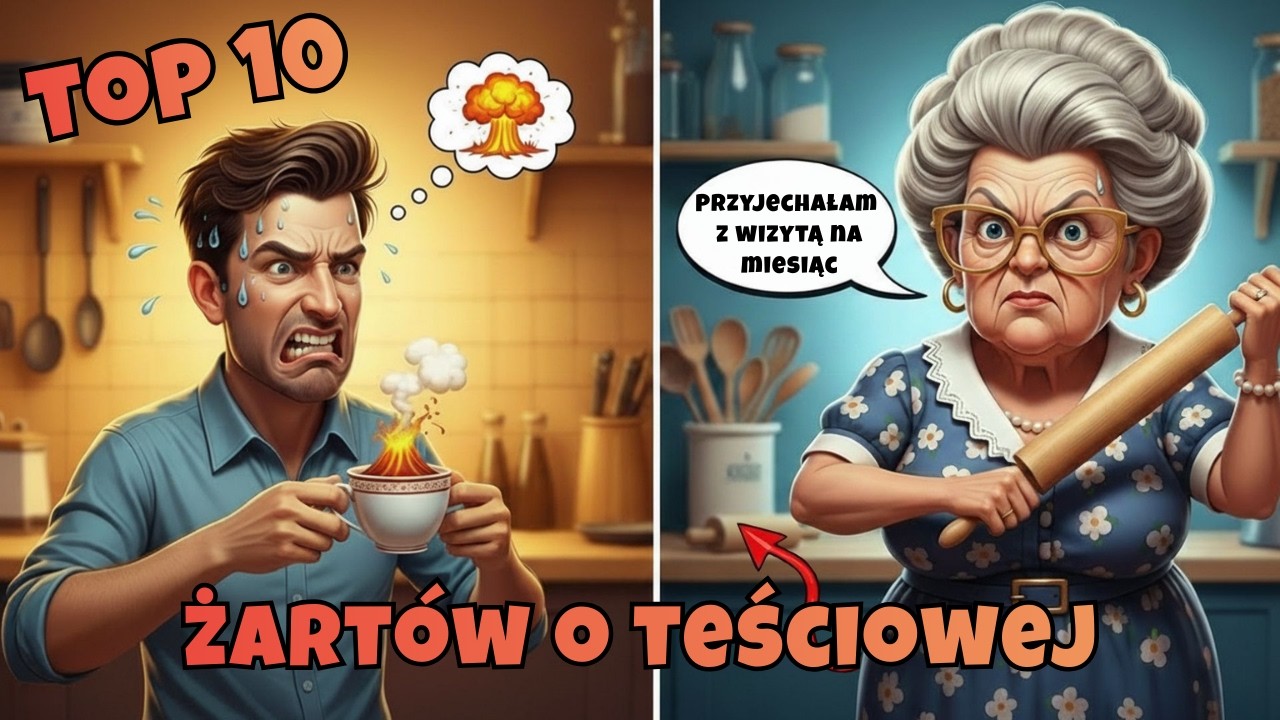 TOP 10 Śmiesznych Żartów o Teściowej - nie powstrzymasz śmiechu 👵😂 