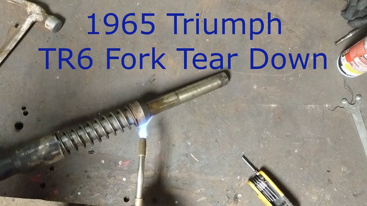 TR6 Fork Tear-down