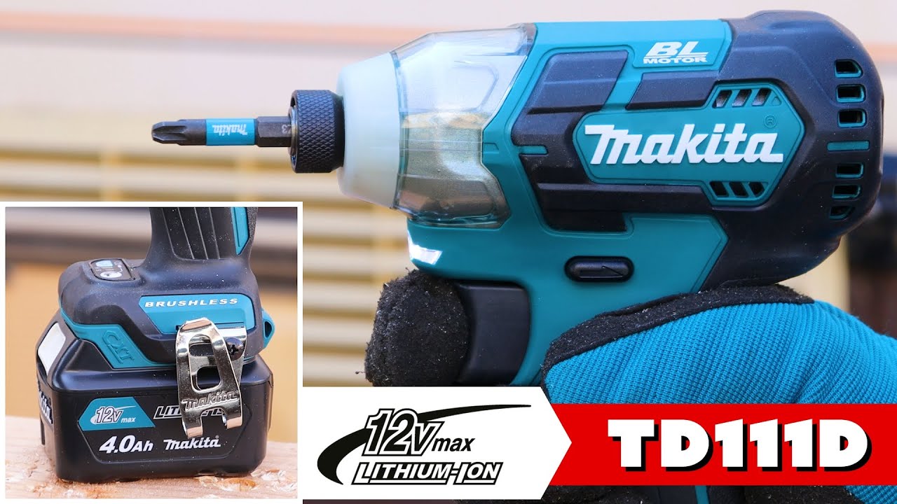 Surubelnita cu impact, 3 moduri de lucru, 135Nm, Makita TD111D, set complet