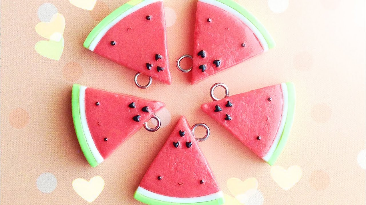 Kawaii Watermelon │ Polymer Clay Tutorial
