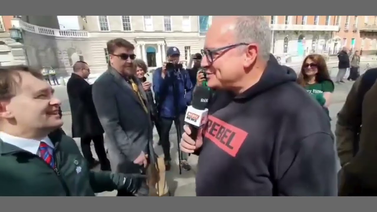 Ezra Levant Justin Barrett altercation