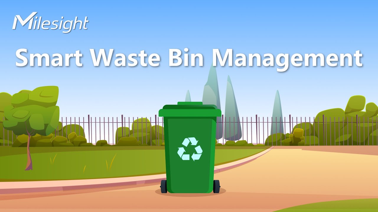 Smart Waste Bin Management Using EM310-UDL LoRaWAN Ultrasonic Distance/Level Sensor