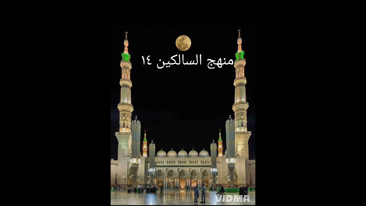 ١٤ -شرح كتاب منهج السالكين الدرس الرابع عشر 