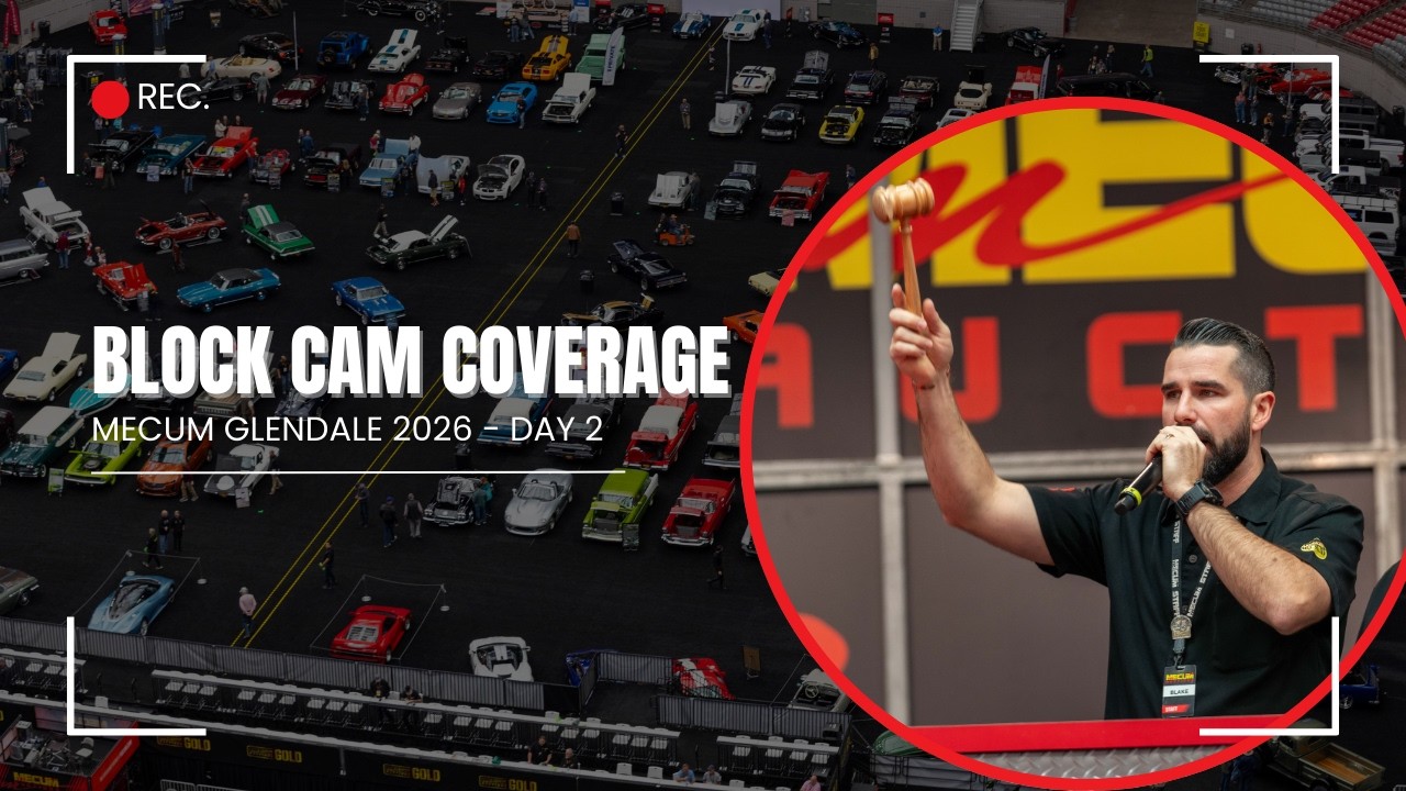 Mecum Glendale Live Block Cam: Wednesday, March 18, 2026