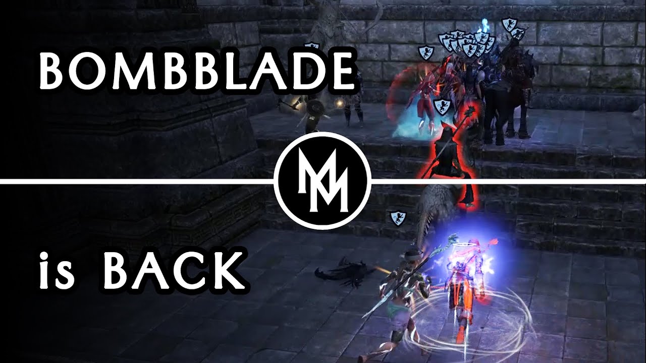 Bombblade is BACK - ESO Magblade Zergbombing PvP Montage