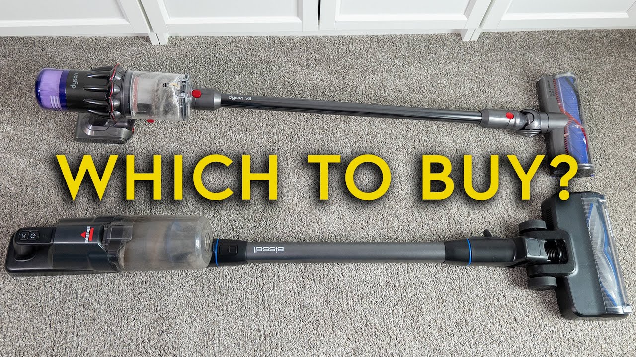 Сравнение Dyson V9 Motorbar и Bissell Powerclean Furguard