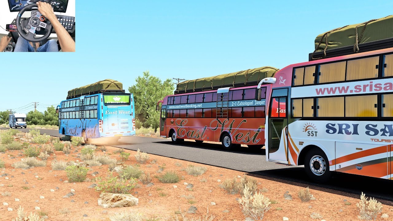 Extremely High Speed - Bus Racing & Chasing【Too Fast】