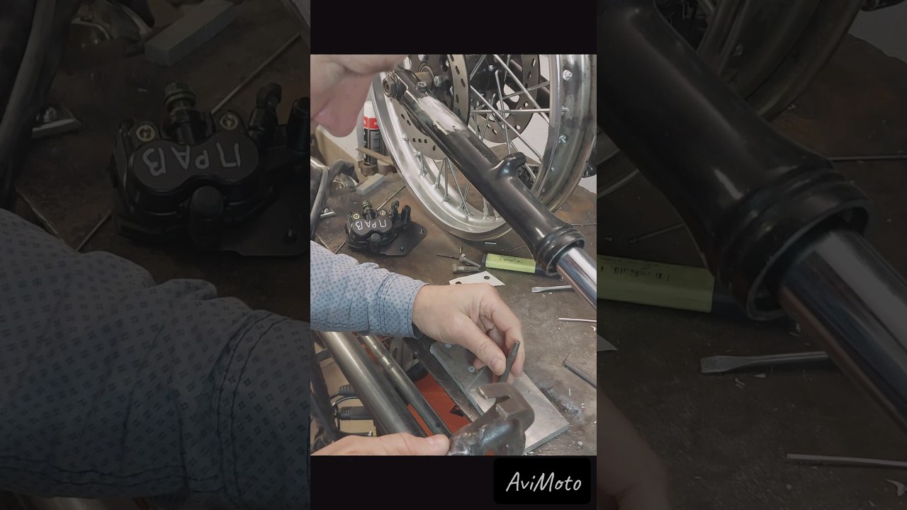 Making a bracket for a brake caliper
