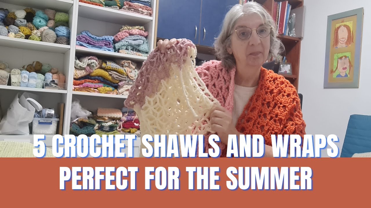 5 Lacy Crochet Shawls & Scarves You’ll Want to Make This Season