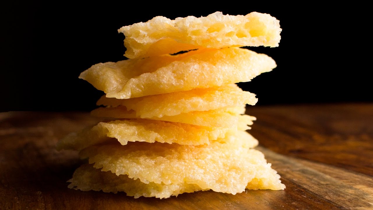 30 second Parmesan Cheese Crisp